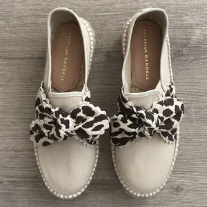 Loeffler Randall Espadrille Leopard Bow Detail